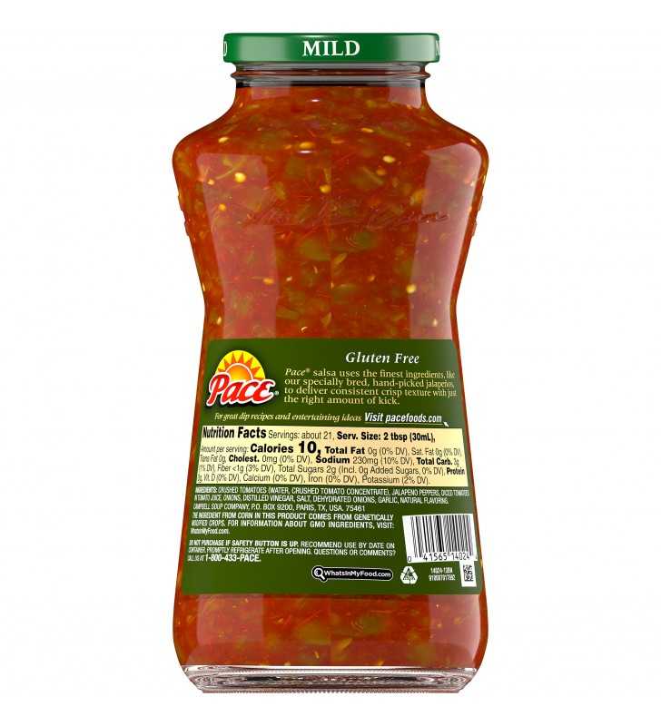 Pace Chunky Salsa, Mild, 16 oz Jar