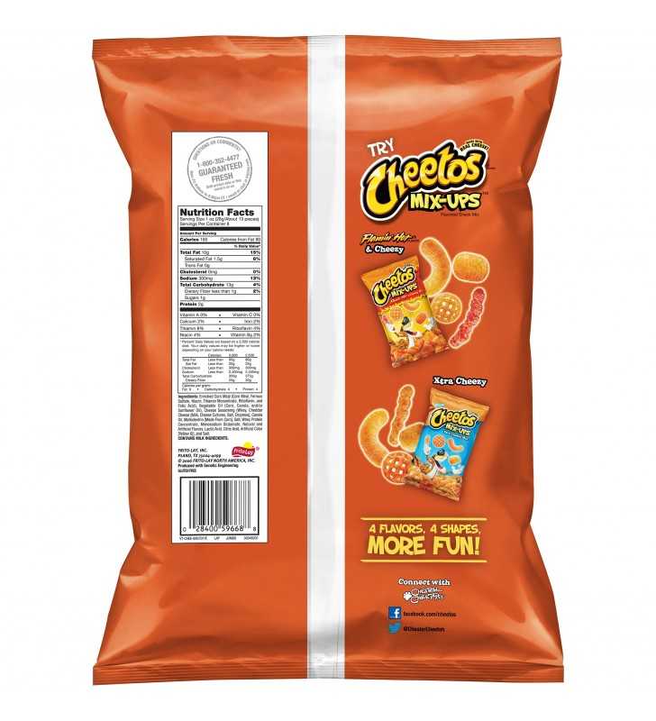 Cheetos Puffs Flamin' Hot Flavored Cheese Flavored Snacks 8 oz