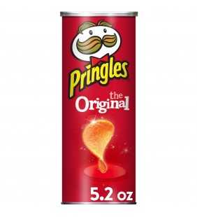 Pringles, Potato Crisps Chips, Original, 5.2 Oz