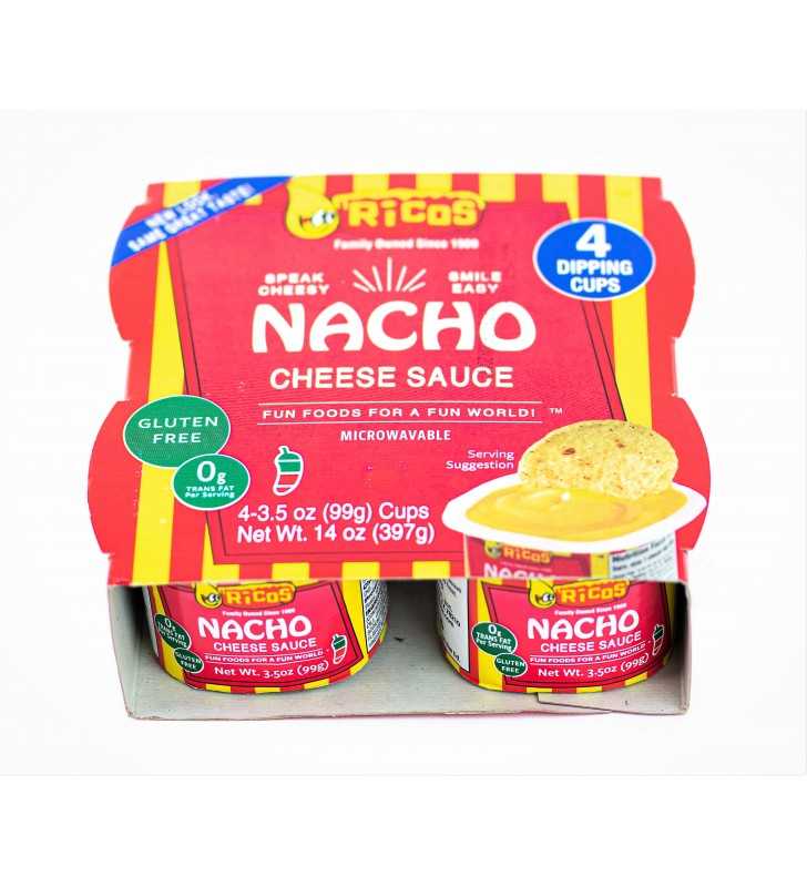 Ricos Nacho Cheese Sauce, 4 Ct