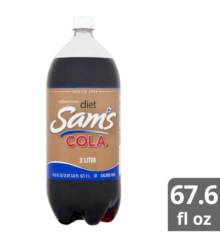 Sam's Cola Caffeine Free Diet Soda, 67.6 fl oz