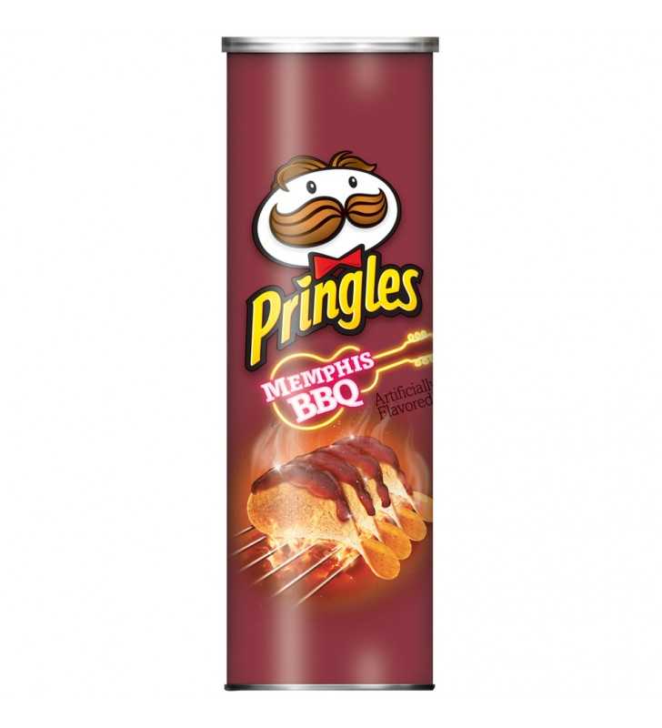 Pringles, Potato Crisps Chips, Memphis BBQ, 5.5 Oz