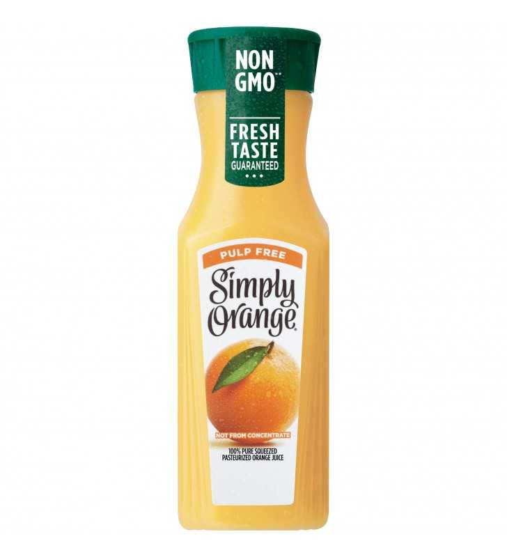 Simply Orange Pulp Free Orange Juice, 11.5 fl oz