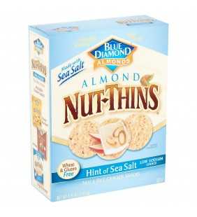 Blue Diamond Almonds Nut-Thins Almond Hint of Sea Salt Nut & Rice Cracker Snacks, 4.25 oz