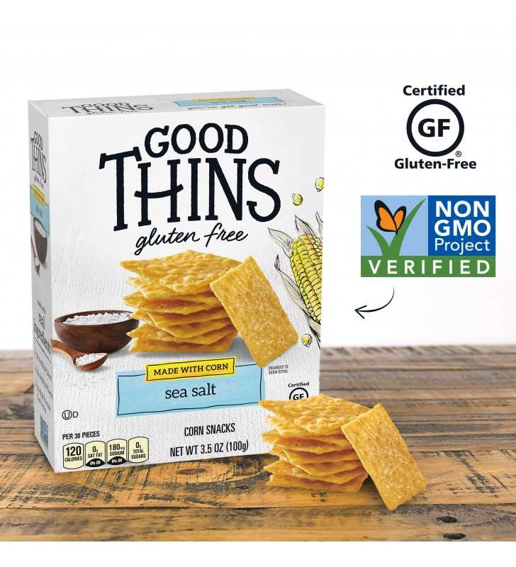  Good Thins Sea Salt Corn Snacks Gluten Free Crackers