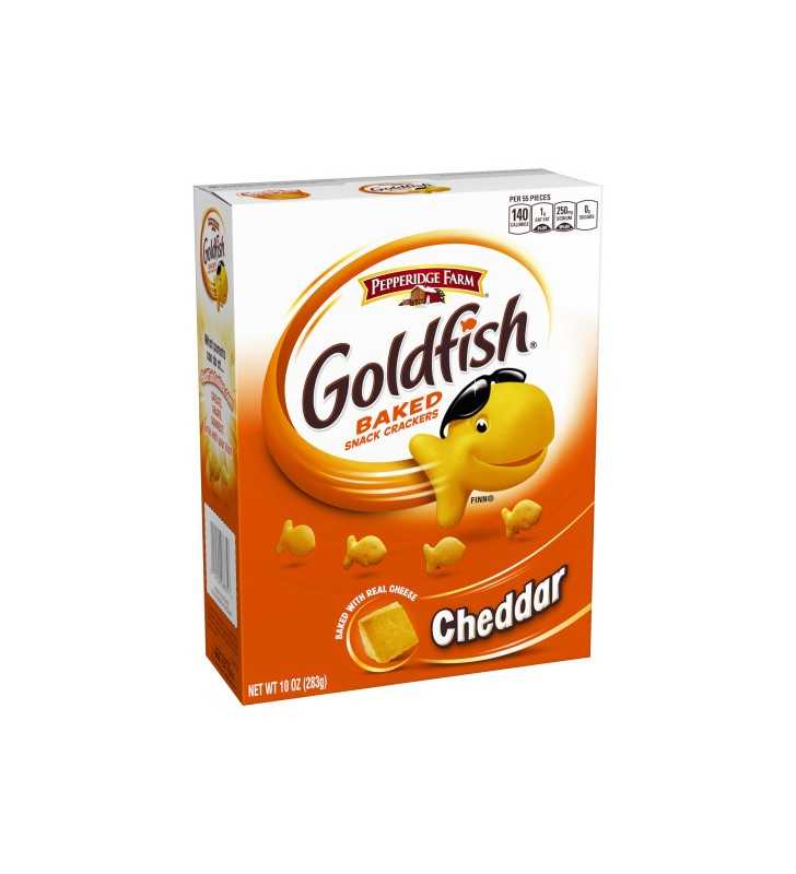 Pepperidge Farm Goldfish Cheddar Crackers 10 Oz Box