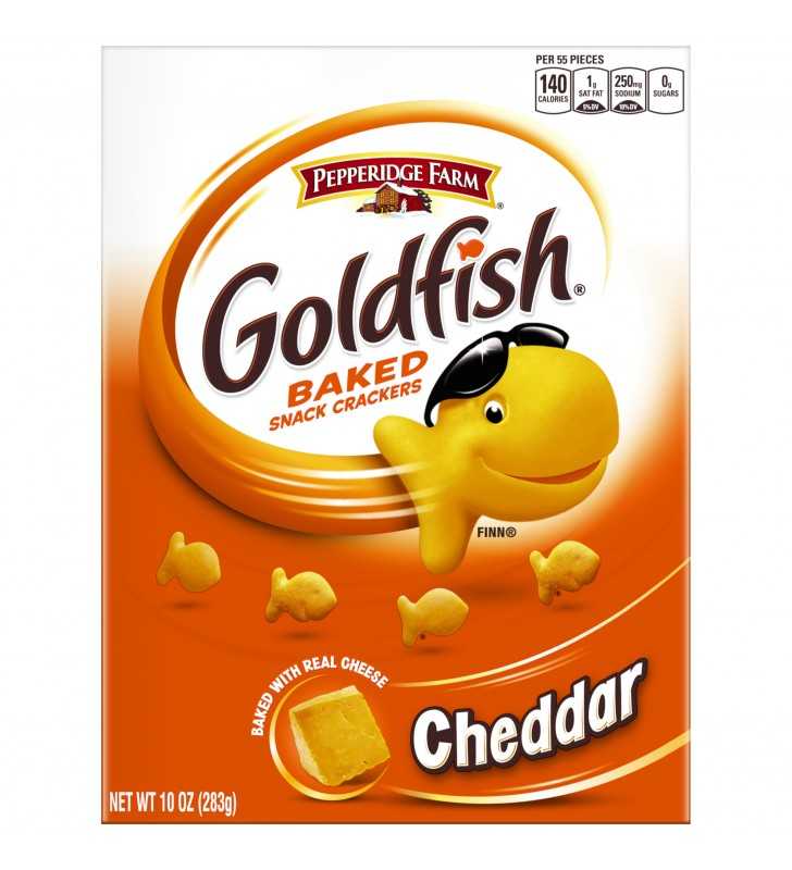 Pepperidge Farm Goldfish Cheddar Crackers 10 Oz Box
