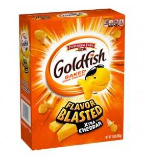 Pepperidge Farm Goldfish Flavor Blasted Xtra Cheddar Crackers, 10 oz. Box