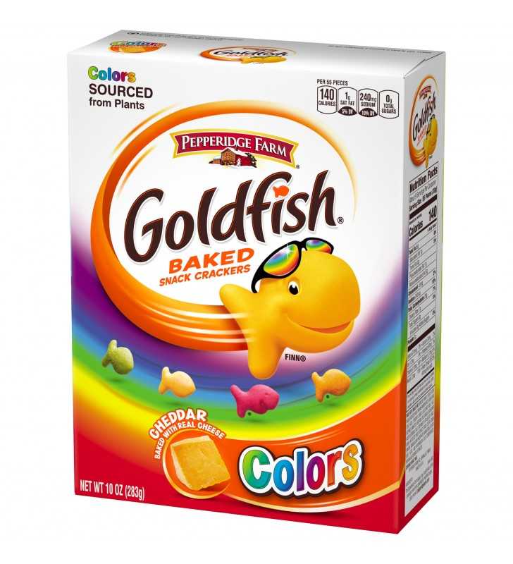 Pepperidge Farm Goldfish Colors Cheddar Crackers, 10 oz. Box