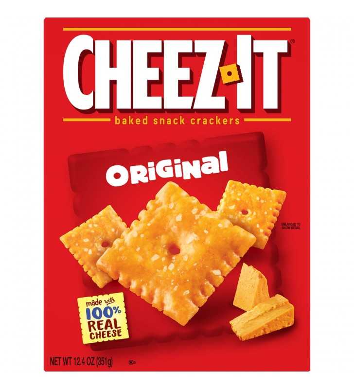 Cheez-It, Crunchy Cheese Snack Crackers, Original Cheddar,9 Oz