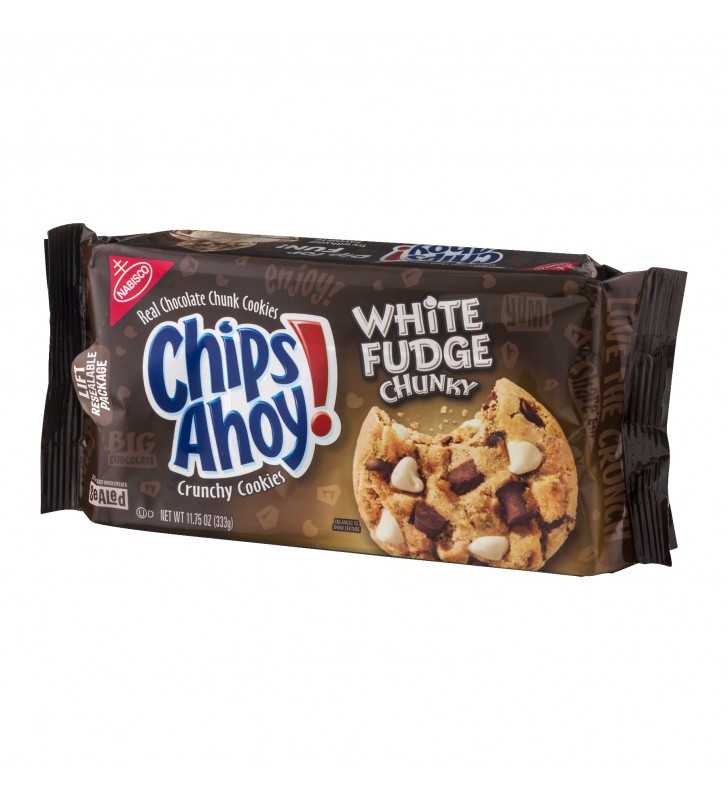 Nabisco Chips Ahoy! White Fudge Chocolate Chunk Cookies, 11.75 Oz.