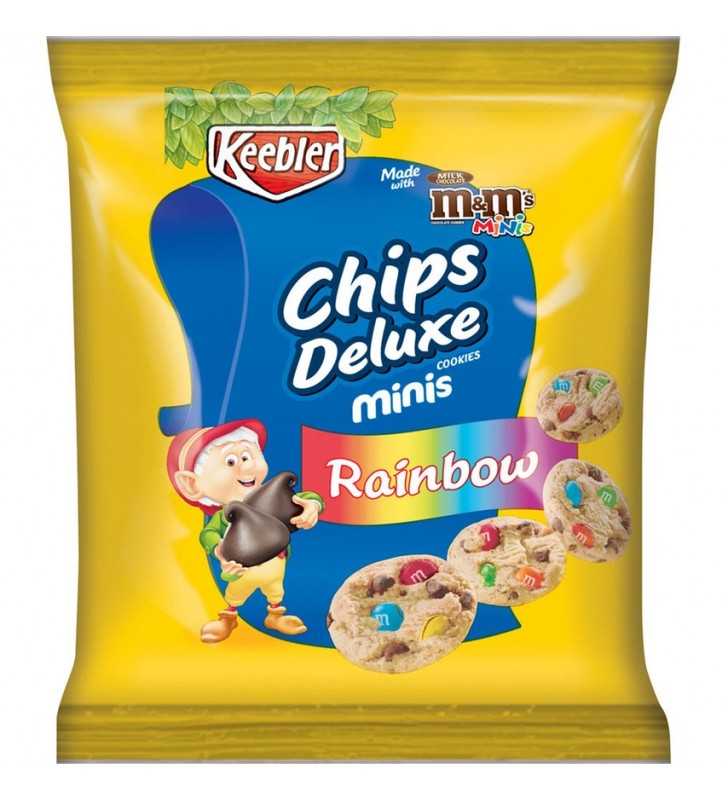 Keebler Chips Deluxe Rainbow Mini Cookies with M&Ms Minis, 12