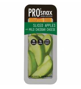 PRO2 Snax Sliced Apples with Mild Cheddar Cheese, 2.5 oz