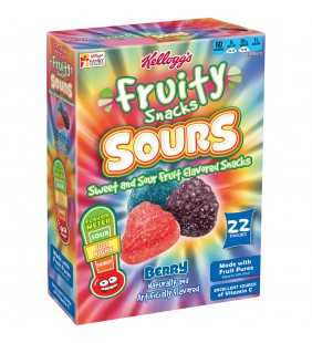 Kellogg's Fruity Snacks, Berry Sours, 22 ct, 0.72 ct