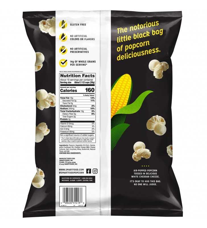 Immunity Dated Can be ignored Smartfood White Cheddar Popcorn, Party Size, 9.75 oz Bag