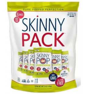 SkinnyPop 100 Calorie Original Skinny Pack, 6 Ct (0.65 Oz. Individual Bags)