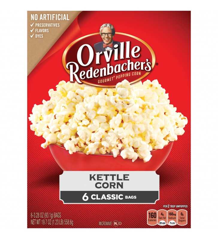 orville redenbacher's kettle corn microwave popcorn