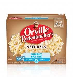 Orville Redenbachers Naturals Simply Salted Microwave Popcorn 3.29 Oz 12 Ct