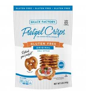 Snack Factory Pretzel Crisps Gluten Free Original, 5 Oz Bag