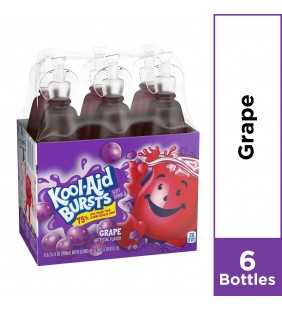 Kool-Aid Bursts Grape Ready-To-Drink Soft Drink, 6 ct - 6.75 fl oz Bottles