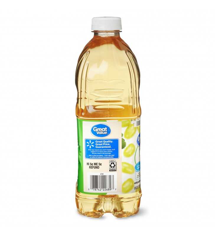 Great Value 100 White Grape Juice 64 Fl Oz