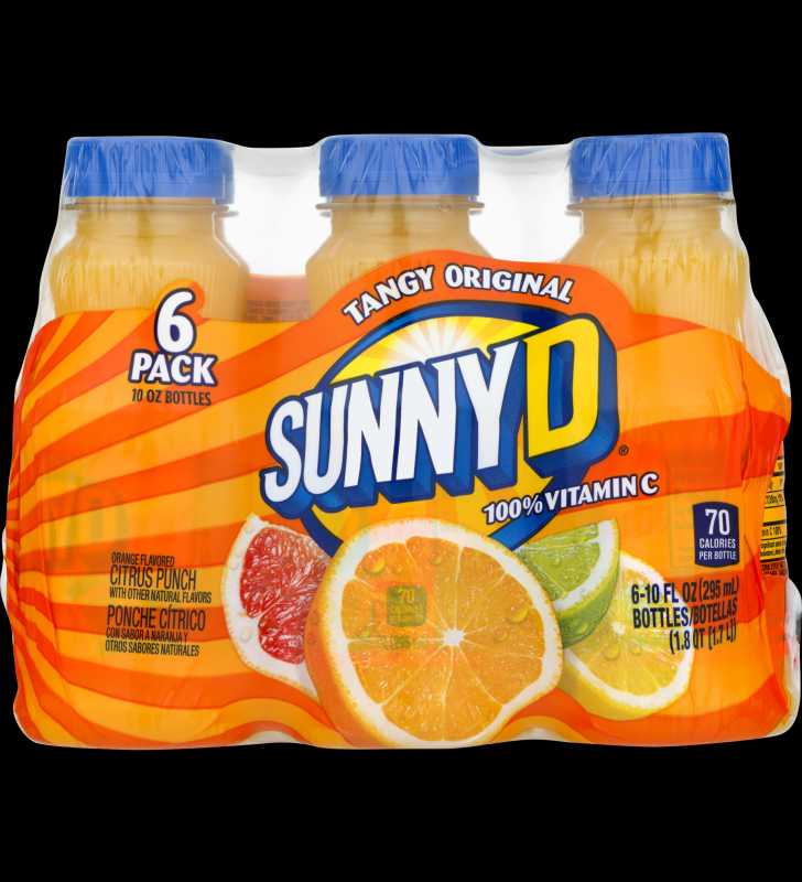 Sunny D Orange Juice, 10 Fl. Oz., 6 Count