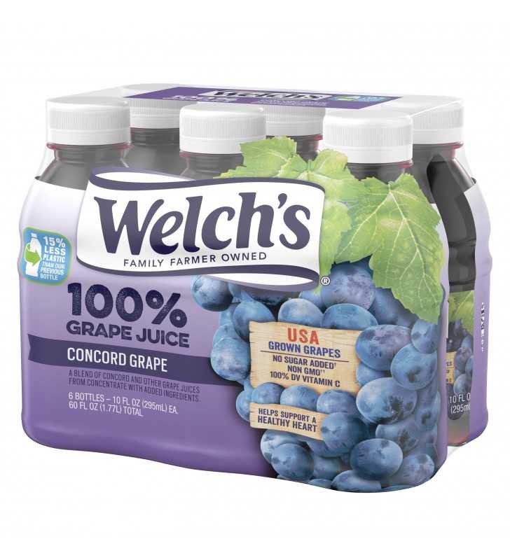 Welch's Grape 100% Juice 24 oz. Glass Bottle