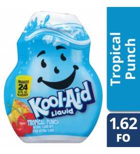 Kool-Aid Tropical Punch Liquid Drink Mix, Caffeine Free, 1.62 fl oz Bottle