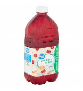 Great Value Cranberry Apple Juice Cocktail, 64 fl oz