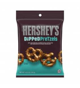 Hershey's, Milk Chocolate Dipped Pretzels, 4.25 Oz