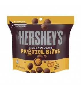 Hershey's, Milk Chocolate Covered Pretzel Bites Snack,7.5 Oz