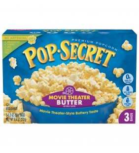 Pop Secret Movie Theater Butter Microwave Popcorn, 3.2 Oz, 3 Ct