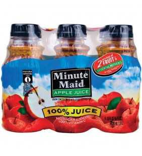 Minute Maid 100% Apple Juice, 10 Fl. Oz., 6 Count