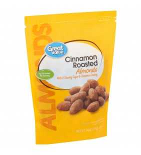 Great Value Cinnamon Roasted Almonds, 14 oz