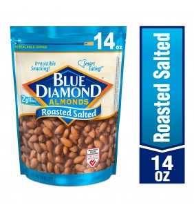 Blue Diamond Almonds, Roasted Salted 14 oz