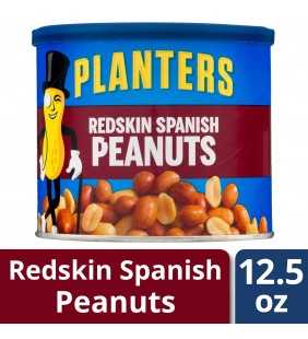 Planters Redskin Spanish Peanuts, 12.5 oz Canister