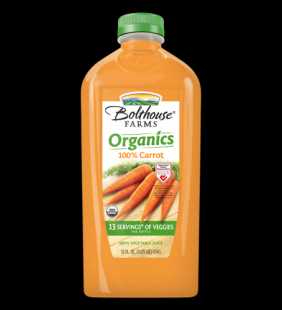 Bolthouse Farms 100% Organic Carrot, 52 oz.