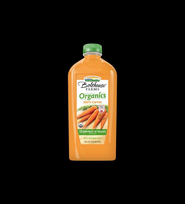 Bolthouse Farms 100 Organic Carrot, 52 oz.