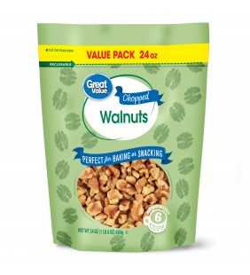 Great Value Chopped Walnuts, 24 oz