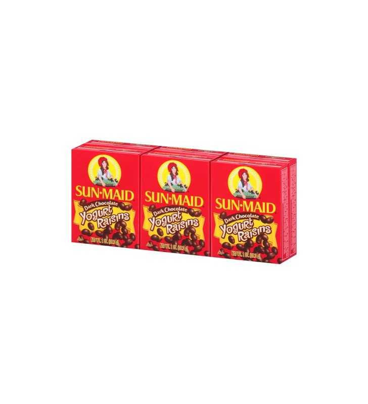 Sun-Maid Yogurt Raisins, Dark Chocolate, 6 ct, 1 oz