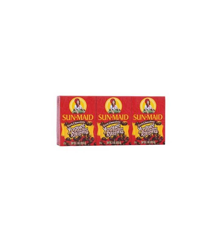 Sun-Maid Yogurt Raisins, Dark Chocolate, 6 ct, 1 oz