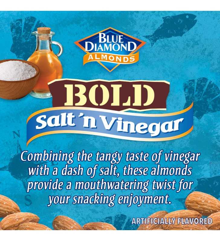 Blue Diamond Almonds Bold Salt 'n Vinegar Almonds, 14 oz