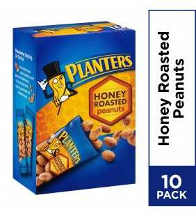 Planters Honey Roasted Peanuts, 10 ct - 1 oz Bags