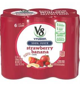 V8 Strawberry Banana, 8 oz., 6 pack