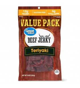 Great Value Teriyaki Beef Jerky Value Pack, 10 Oz.
