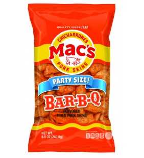 Mac's Bar-B-Q Pork Skins Party Size!, 8.5 Oz.