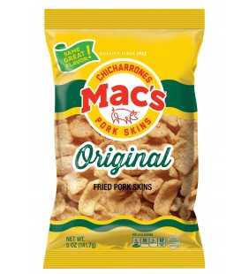 Mac's Original Pork Skins Zero Carb Snacks, 5 oz.