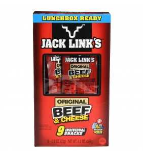Jack Link's Original Beef & Cheese, 0.8 Oz., 9 Count