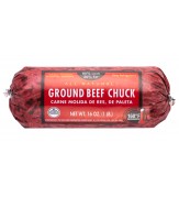 All Natural* 80% Lean/20% Fat Ground Beef Chuck Roll, 1 lb