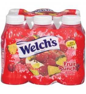 Welch's Fruit Punch Juice Drink, 10 Fl. Oz., 6 Count